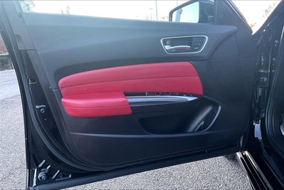 2019 Acura TLX w/A-Spec Pkg Red Leather