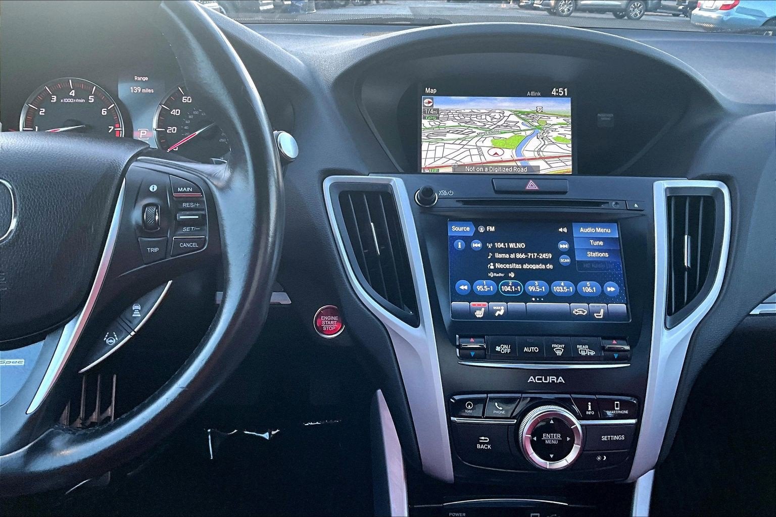 2019 Acura TLX w/A-Spec Pkg Red Leather