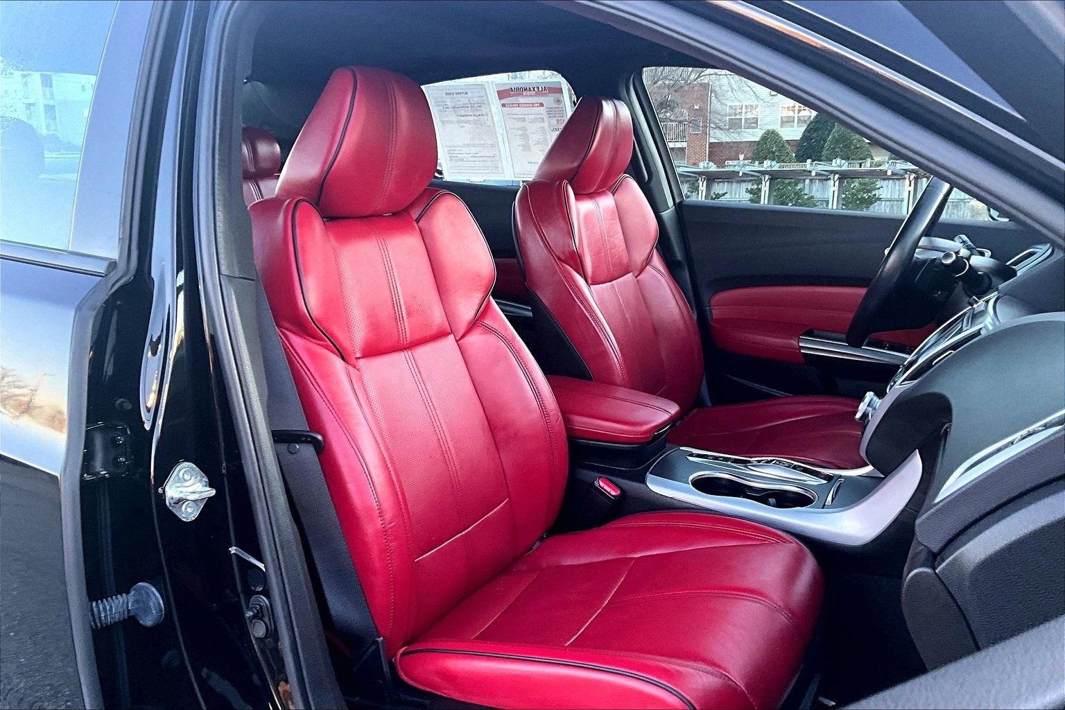 2019 Acura TLX w/A-Spec Pkg Red Leather