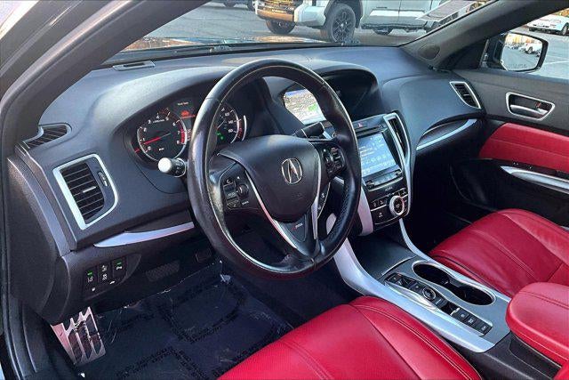 2019 Acura TLX w/A-Spec Pkg Red Leather