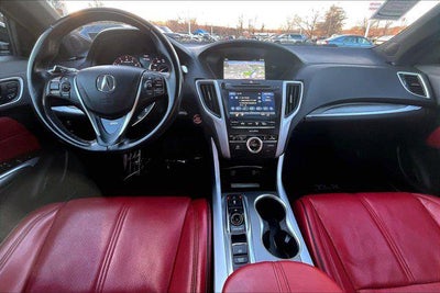 2019 Acura TLX w/A-Spec Pkg Red Leather