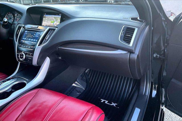 2019 Acura TLX w/A-Spec Pkg Red Leather