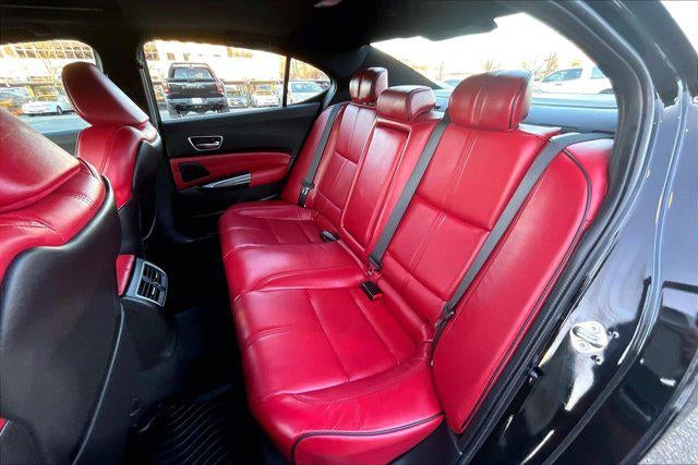 2019 Acura TLX w/A-Spec Pkg Red Leather