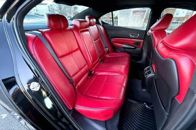 2019 Acura TLX w/A-Spec Pkg Red Leather