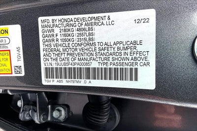 2023 Acura TLX w/Technology Package