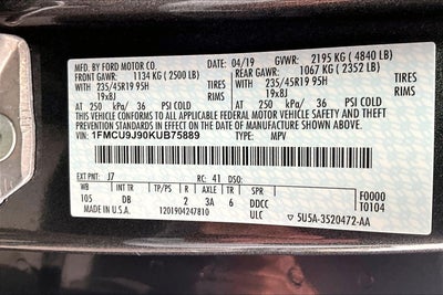 2019 Ford Escape Titanium