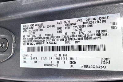 2024 Ford Escape ST-Line