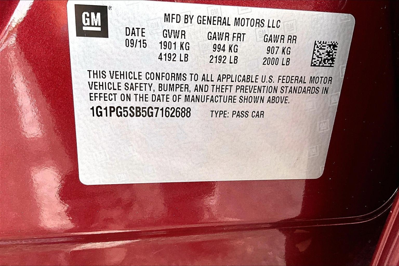 2016 Chevrolet Cruze Limited LTZ