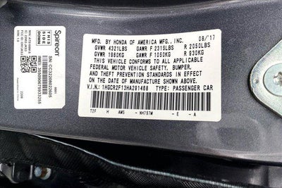 2017 Honda Accord Sedan Sport SE