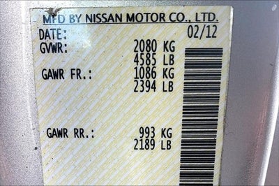 2012 Nissan Altima 3.5 SR