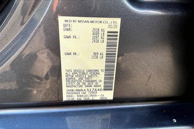 2020 Nissan Altima 2.5 S