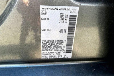 2023 Nissan Altima 2.5 SV