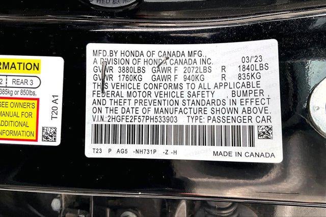 2023 Honda Civic Sedan Sport