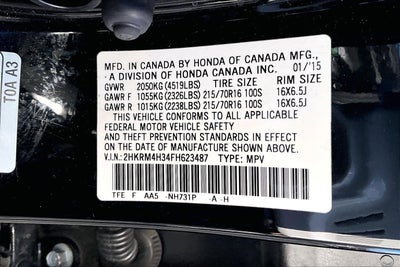 2015 Honda CR-V LX