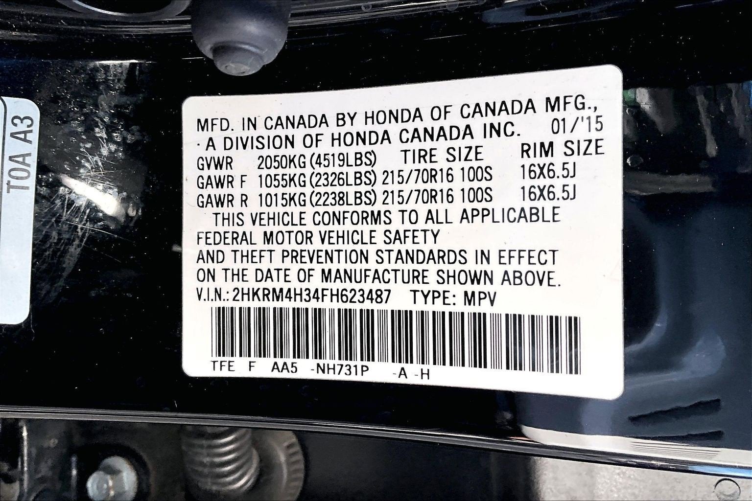 2015 Honda CR-V LX