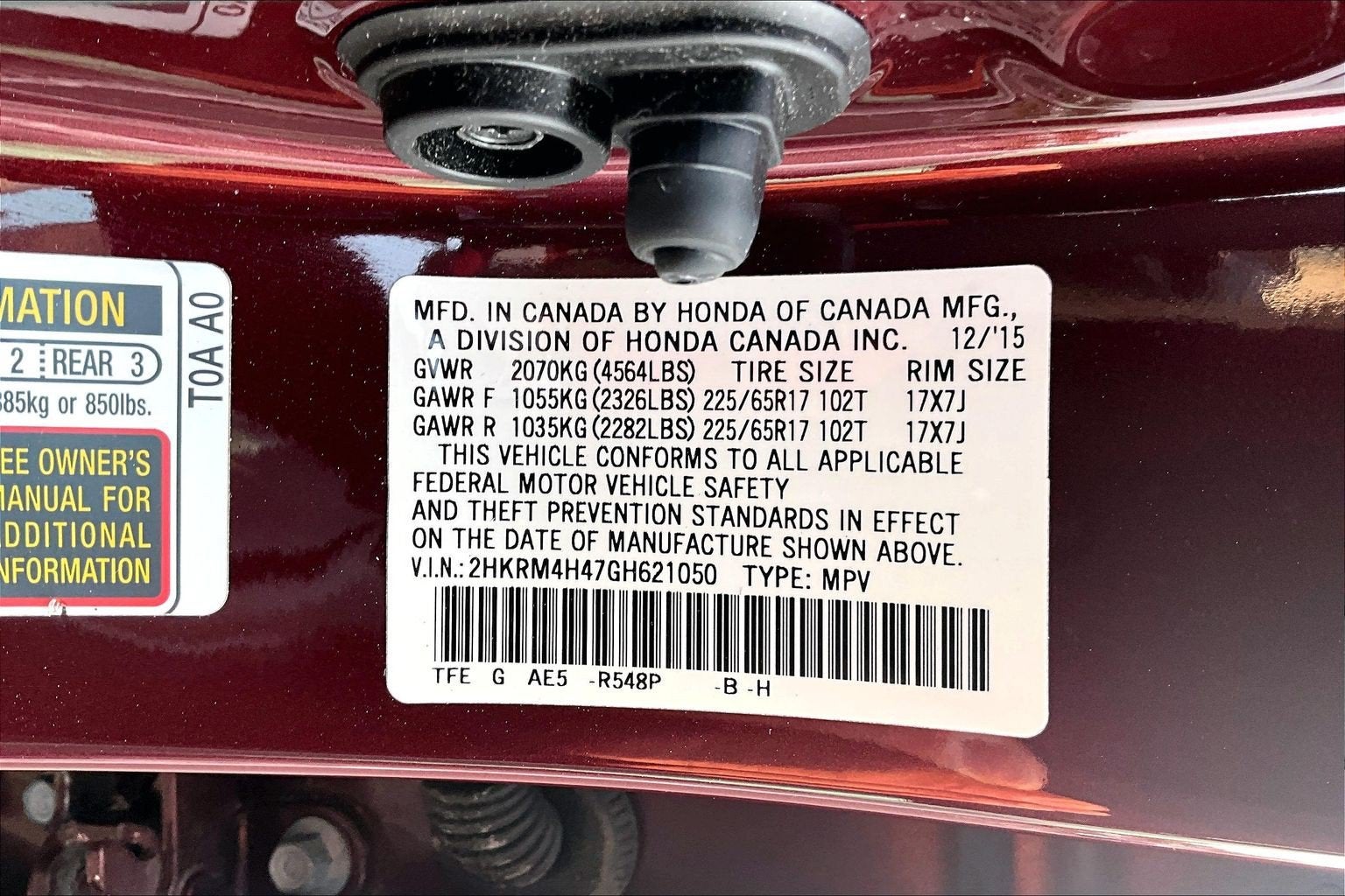 2016 Honda CR-V SE