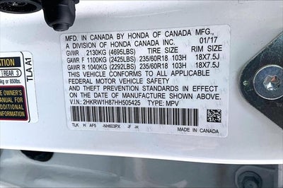 2017 Honda CR-V EX-L