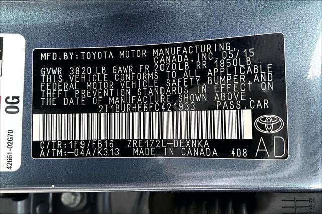 2015 Toyota Corolla LE