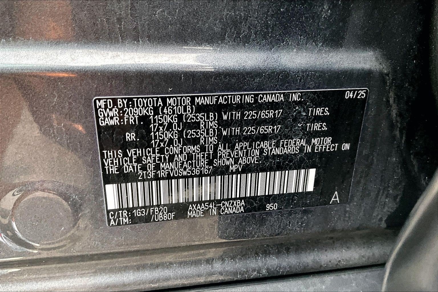 2025 Toyota RAV4 LE