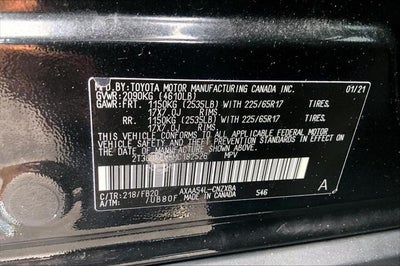2021 Toyota RAV4 LE