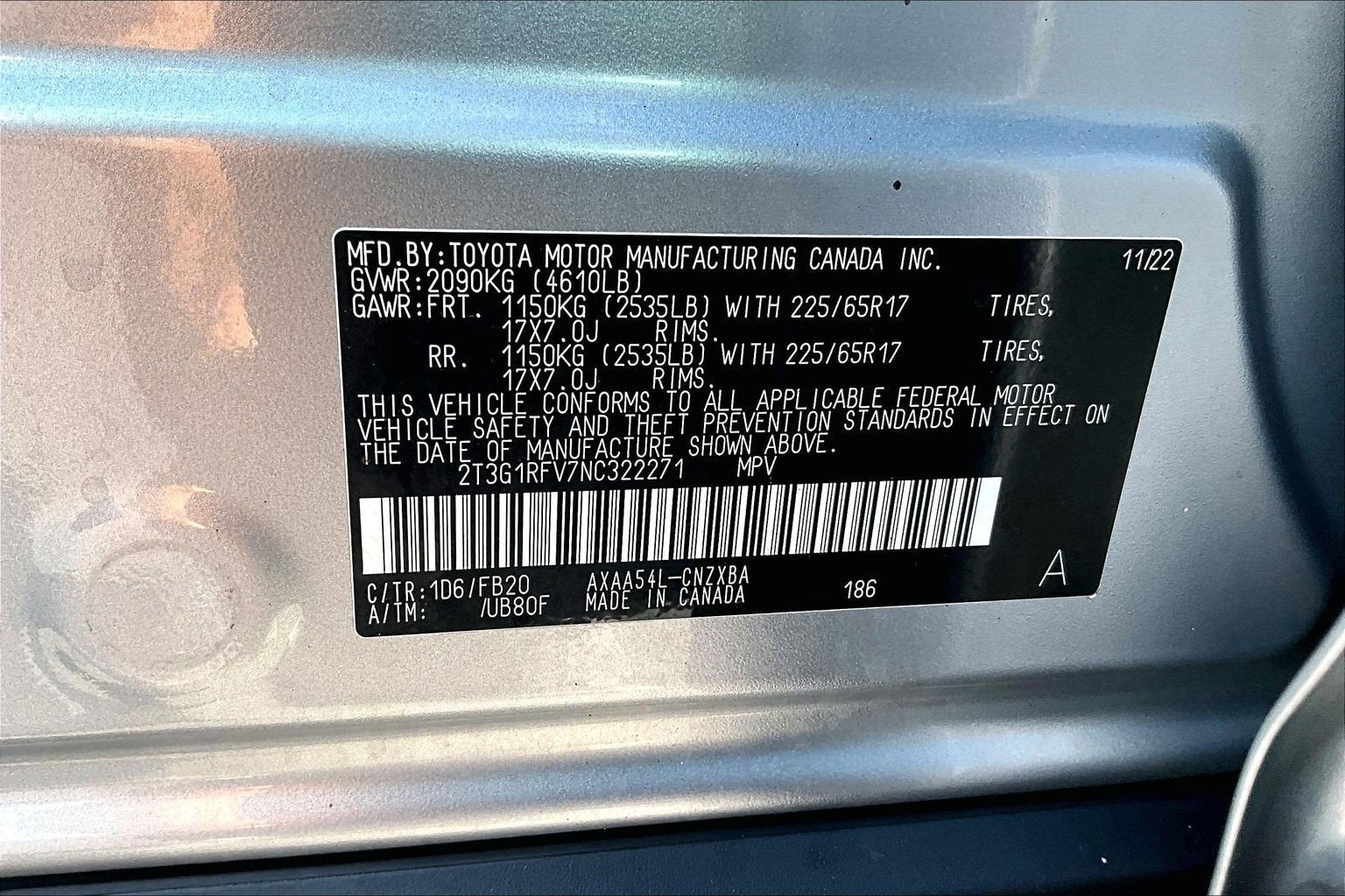 2022 Toyota RAV4 LE