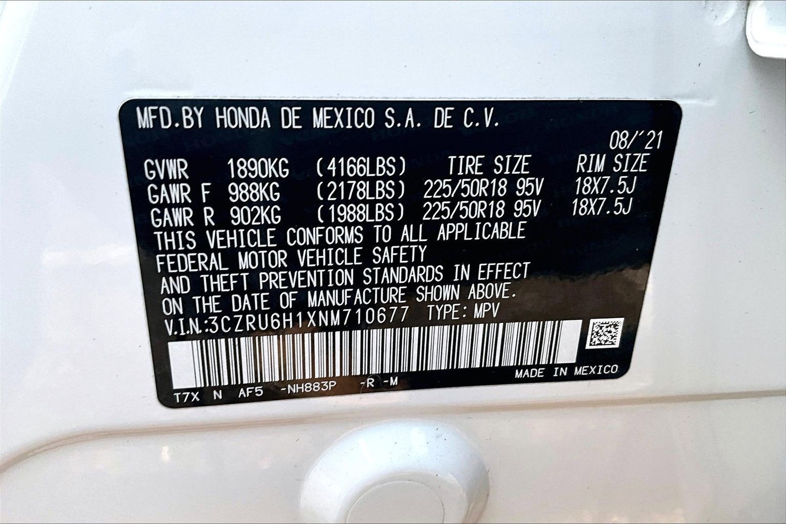 2022 Honda HR-V Sport