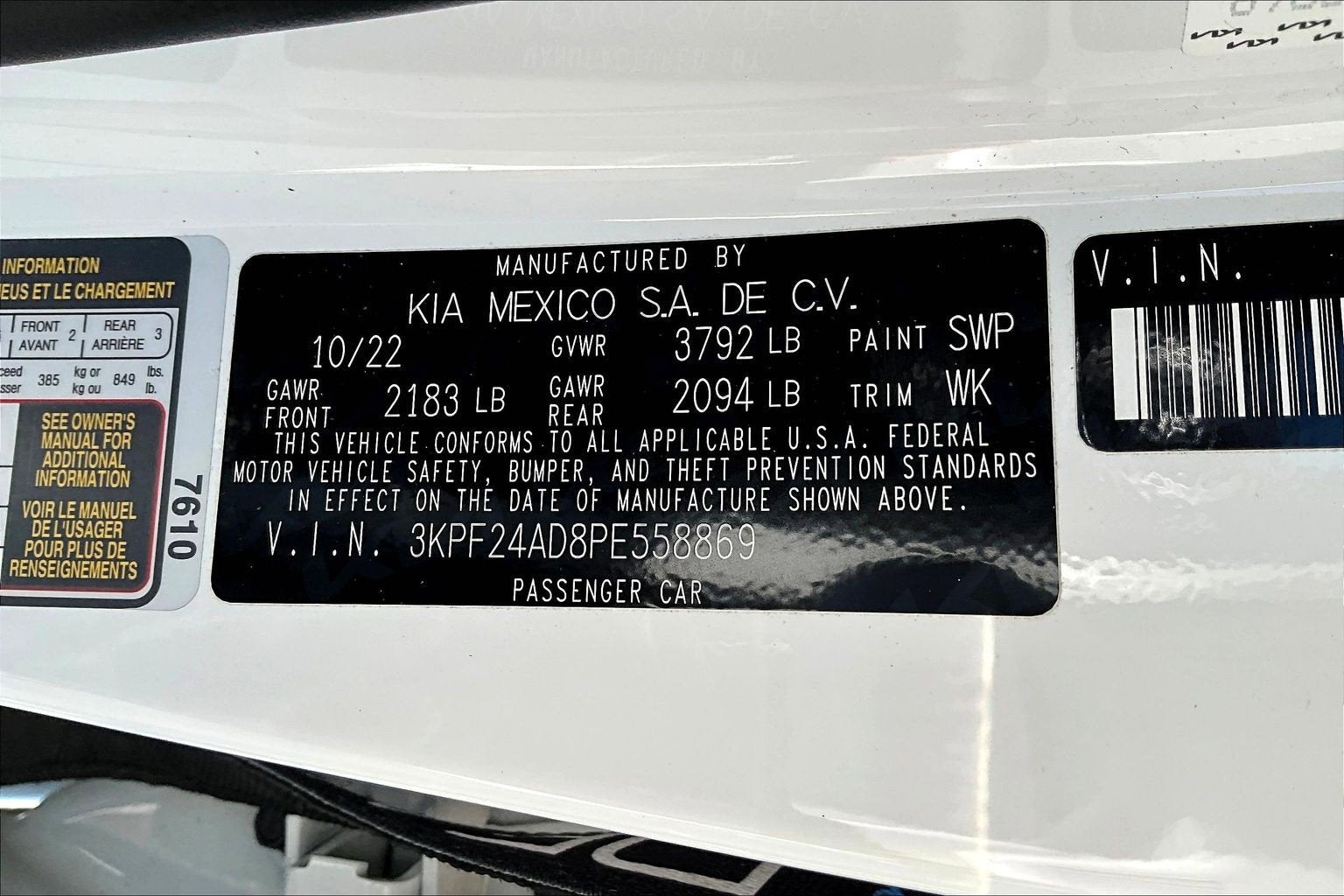 2023 Kia Forte LXS