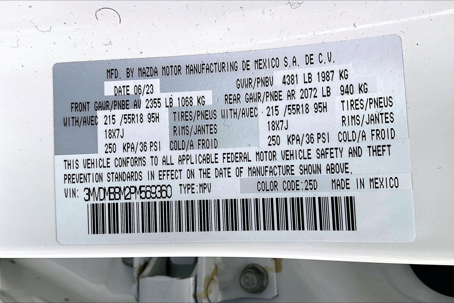 2023 Mazda Mazda CX-30 2.5 S Select Package