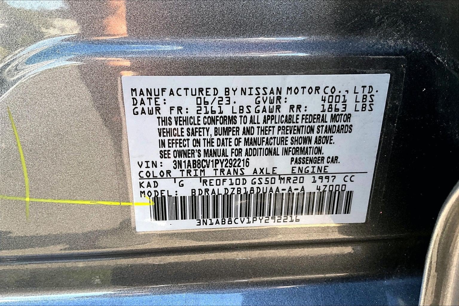 2023 Nissan Sentra SV