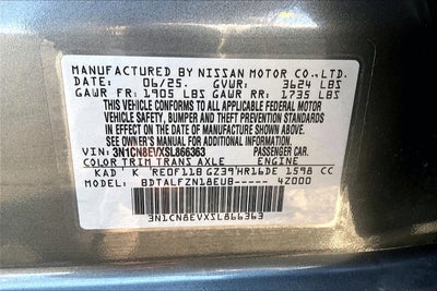 2025 Nissan Versa SV