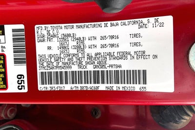 2023 Toyota Tacoma 4WD TRD Off Road