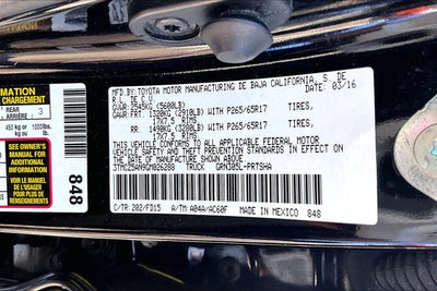 2016 Toyota Tacoma TRD Sport