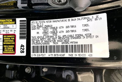 2020 Toyota Tacoma 4WD TRD Off Road