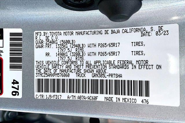 2023 Toyota Tacoma 4WD TRD Sport