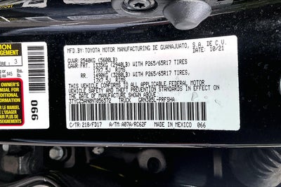 2022 Toyota Tacoma 4WD TRD Sport