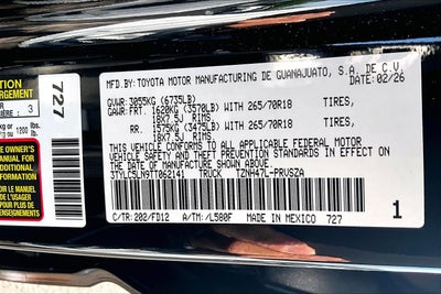 2026 Toyota Tacoma 4WD TRD Off Road Hybrid