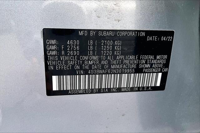 2022 Subaru Legacy Premium