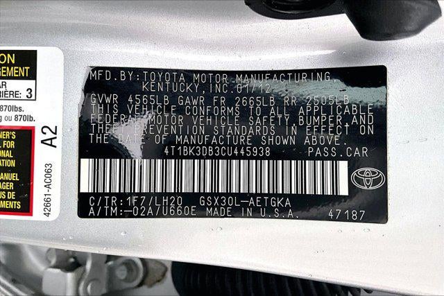 2012 Toyota Avalon 4dr Sdn (Natl)