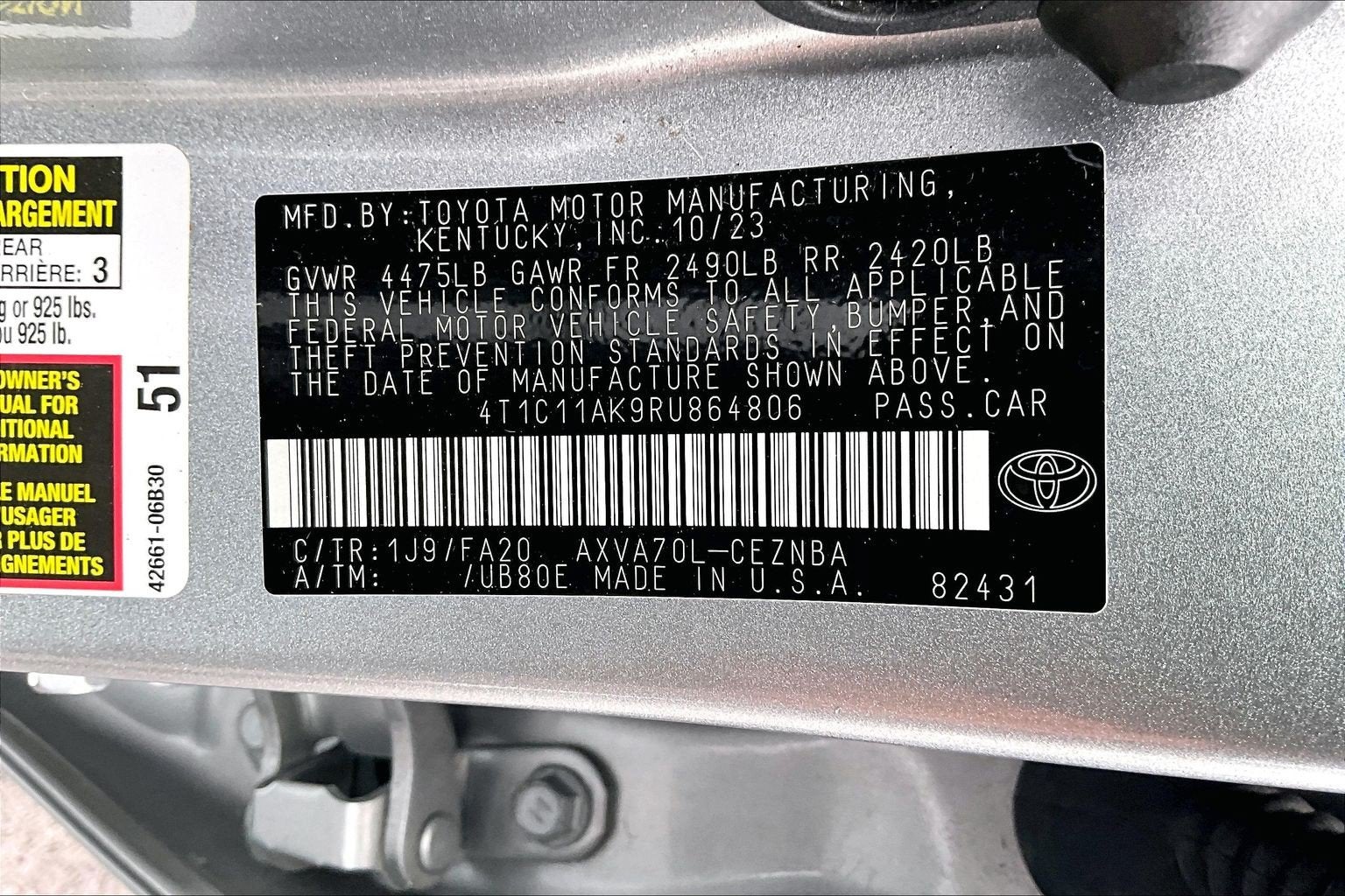 2024 Toyota Camry LE
