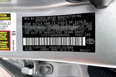 2024 Toyota Camry LE