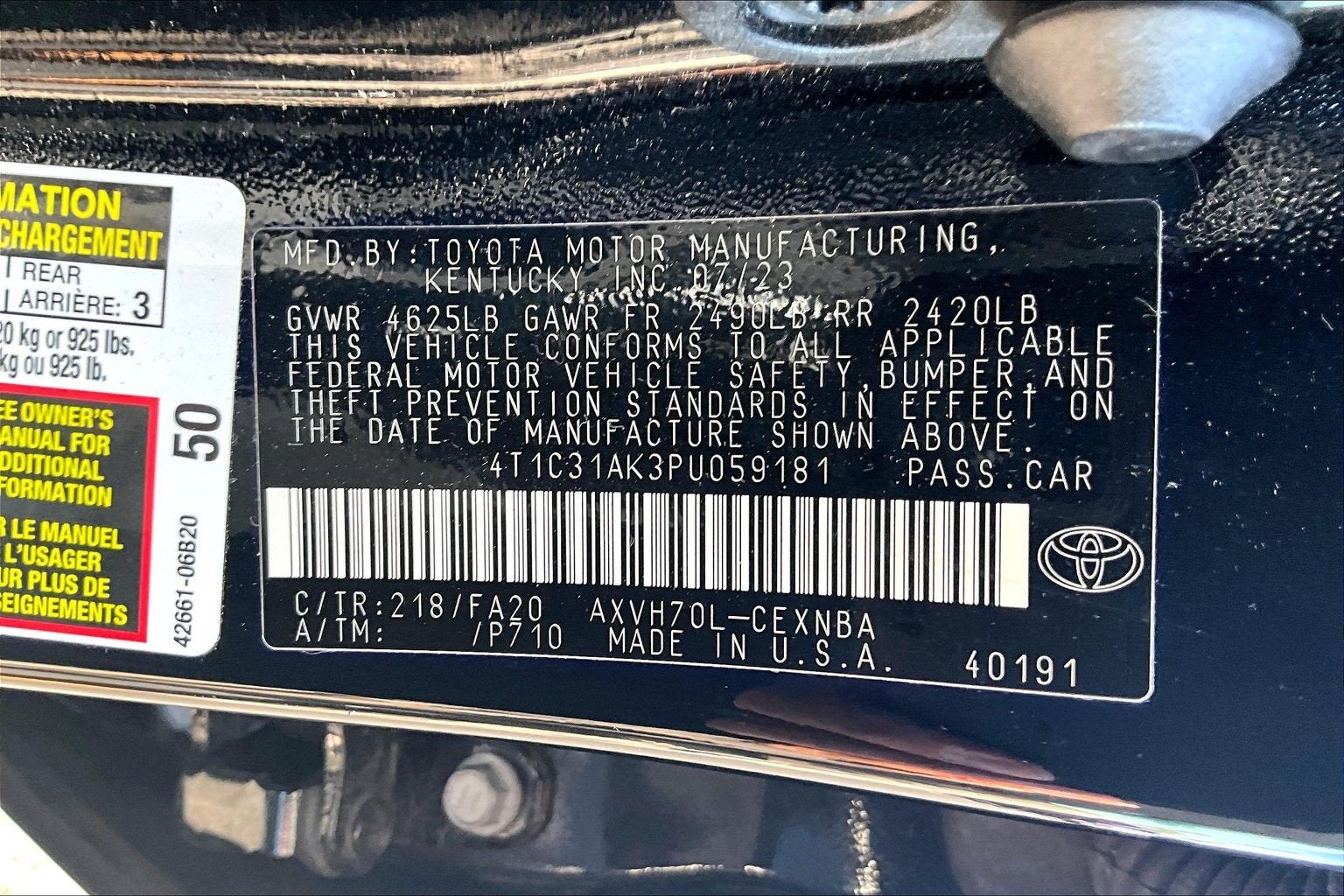 2023 Toyota Camry Hybrid LE