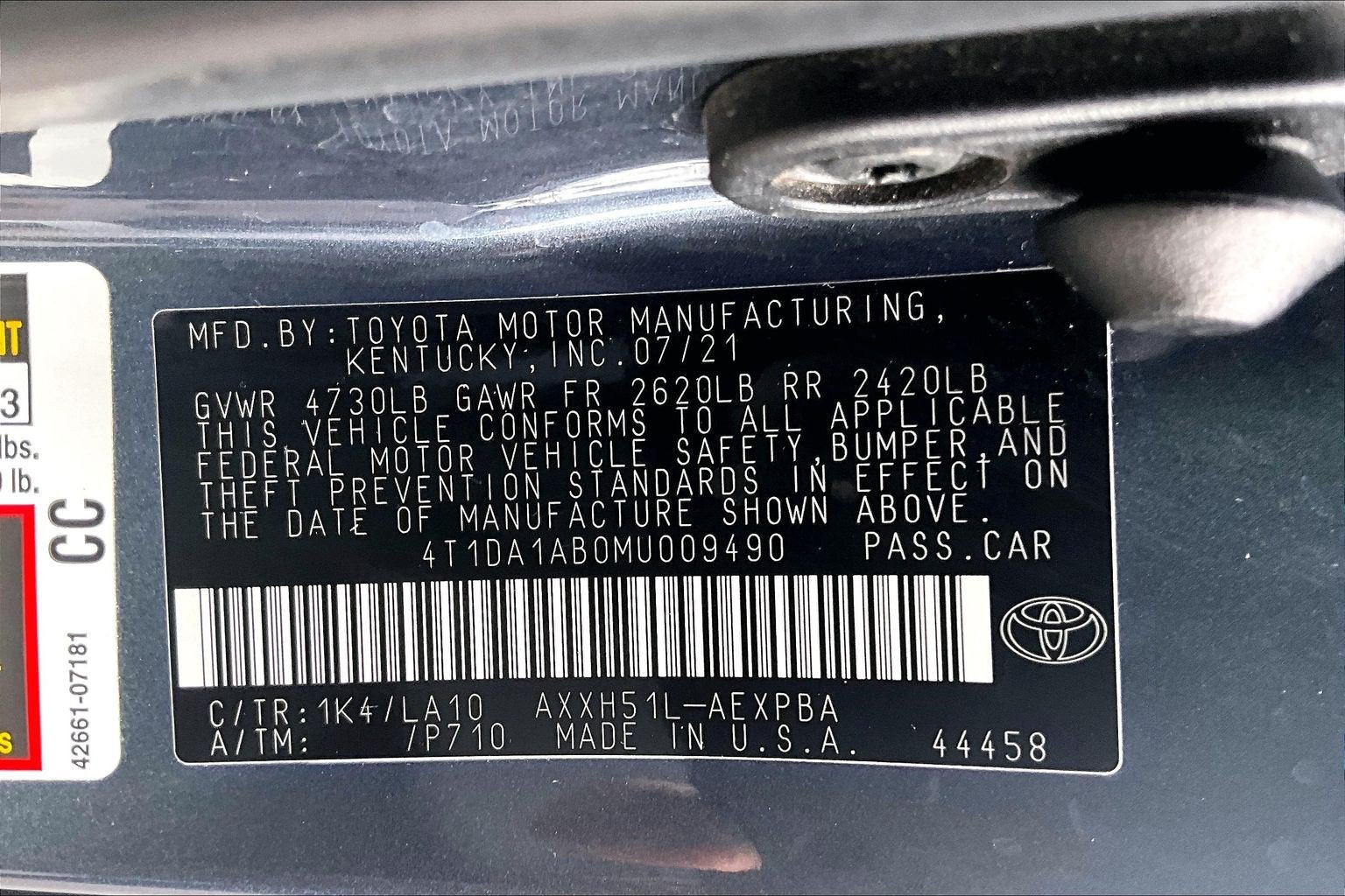 2021 Toyota Avalon Hybrid Limited