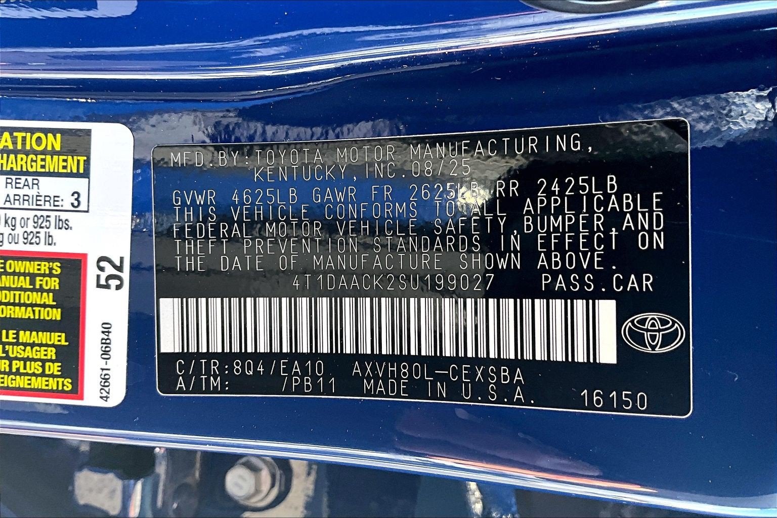 2025 Toyota Camry SE