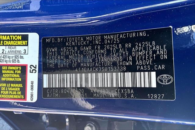 2025 Toyota Camry SE