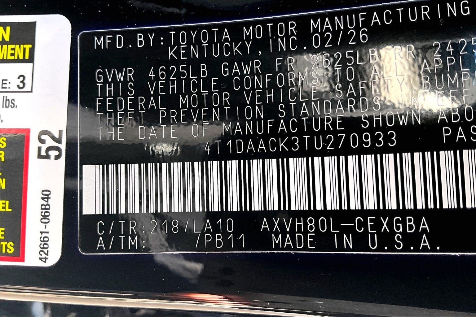 2026 Toyota Camry XLE