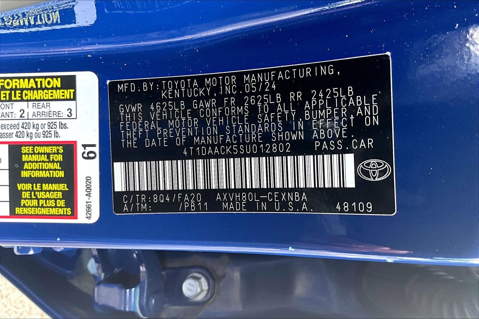 2025 Toyota Camry LE