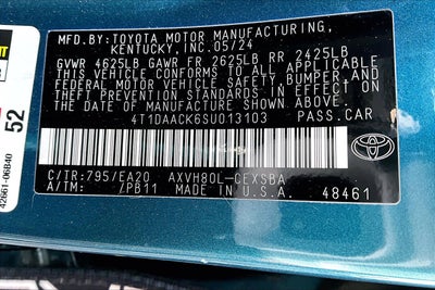 2025 Toyota Camry SE