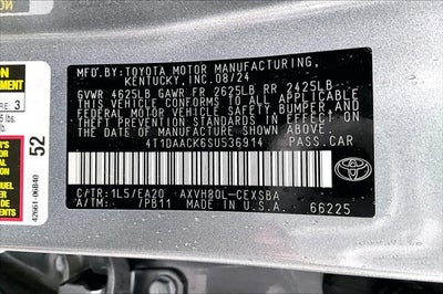 2025 Toyota Camry SE