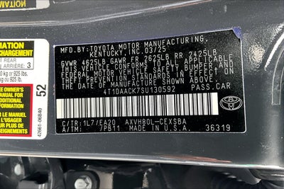 2025 Toyota Camry SE