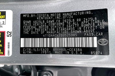 2025 Toyota Camry SE